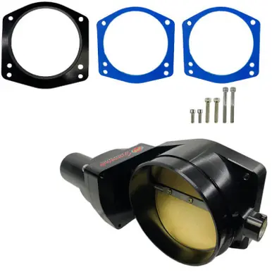Weekend Sale Granatelli 08-23 GM LS3/LSA/LSX Drive-By-Wire 108mm Throttle Body- Black - GMTBLS108B