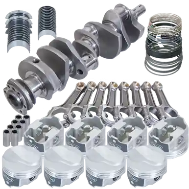 Brand New Eagle Chevy 454 4.000in Crank 6.135in I-Beam Rods 18.3cc Dome 4.350in Pistons Rotating Assembly - 18320100
