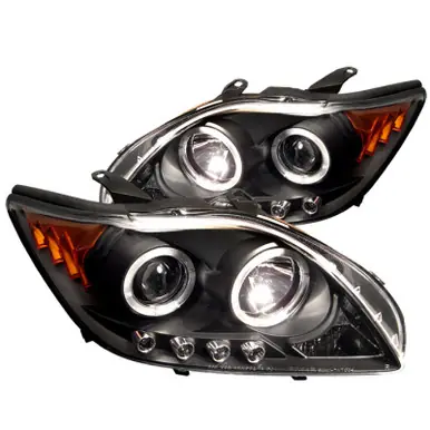 Luxury Spyder Scion TC 05-07 Projector Headlights LED Halo -Replaceable LEDs Blk PRO-YD-TTC04-HL-AM-BK - 5011961