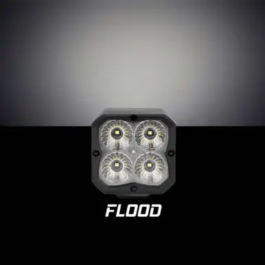 XK Glow XKchrome 20w LED Cube Light w/ RGB Accent Light - Flood Beam - XK065001-FL Order Now