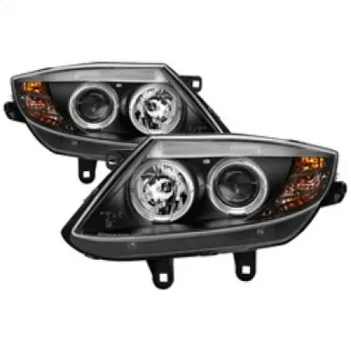 Spyder BMW Z4 03-08 Projector Headlights Halogen Model Only - LED Halo Black PRO-YD-BMWZ403-HL-BK - 5029072 Luxury