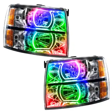 Super Sale Oracle 07-13 Chevrolet Silverado SMD HL - Square Style - ColorSHIFT w/ 2.0 Controller - 8188-333
