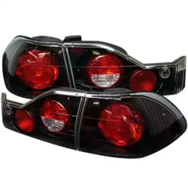Warranty Included Spyder Honda Accord 98-00 4Dr Euro Style Tail Lights Black ALT-YD-HA98-BK - 5004321
