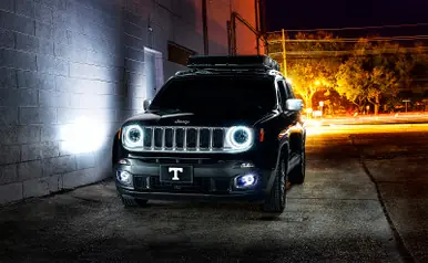 Bargain Oracle Jeep Renegade 15-20 LED Halo Kit - White - 3991-001
