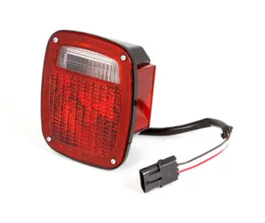 Latest Omix Tail Light Black Housing RH 87-90 Jeep Wrangler - 12403.12