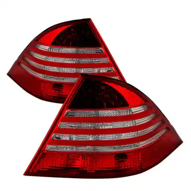 Xtune Mercedes Benz W220 S-Class 00-05 LED Tail Lights Red Clear ALT-JH-MBW220-LED-RC - 9028441 Cheap