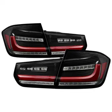 Spyder BMW 3 Series F30 2012-2018 Full LED Tail Lights (ALT-YD-BMWF3012-SEQ-BK) -  Black - 5088307 Fan Favorite