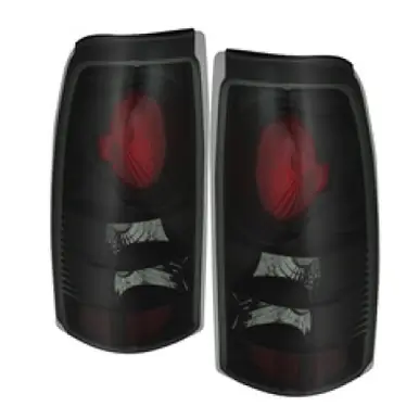 Popular Spyder Chevy Silverado 1500 99-02 (Not Fit Stepside) Euro Style Tail Lights Blk Smke ALT-YD-CS99-BSM - 5078056