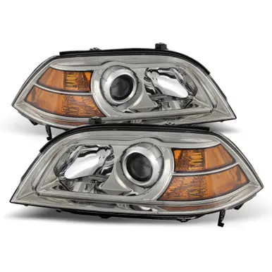 Hassle-Free Returns Xtune Acura Mdx 2004-2006 Crystal Headlights Chrome HD-JH-AMDX04-AM-C - 9026201