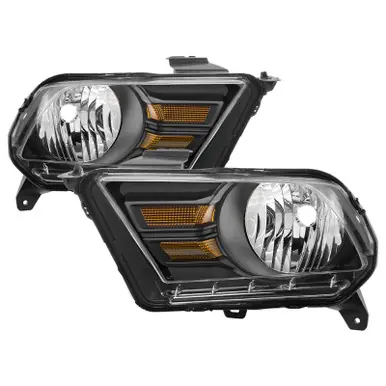 While Supplies Last xTune Ford Mustang 10-14 (Non HID) OEM Style Headlights - OEM Black HD-JH-TCOL14-OE-L - 9039904