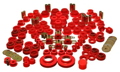 Best Choice Energy Suspension 97-06 Jeep Wrangler TJ Red Hyper-Flex Master Bushing Set - 2.18107R