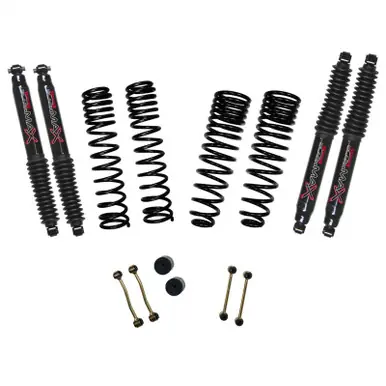 Bargain Skyjacker 2020 Jeep Gladiator (JT) Non-Rubicon Suspension Lift Kit 1.5in Rear w/ Black Max Shocks - G251PBLT
