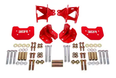 Direct From Factory BMR 79-04 Mustang Rear Coilover Conversion Kit w/ Control Arm Bracket - Red - CCK743R