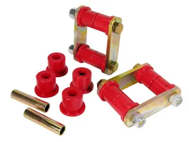 Bargain Prothane 70-74 AMC AMX/Javelin HD Spring & Shackles Bushings - Red - 1-1013
