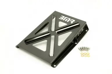 BMR 67-69 1st Gen F-Body Convertible Only Driveshaft Tunnel Brace - Black Hammertone - DTB003H Modern