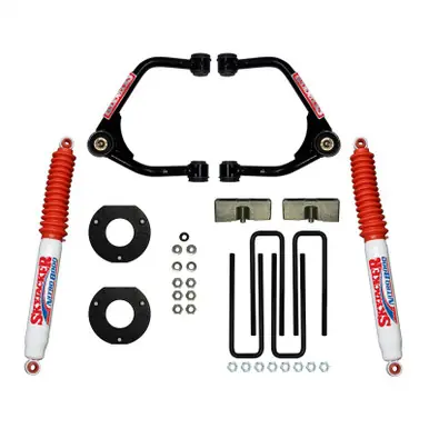 Seasonal Sale Skyjacker Suspension 3.5in Lift Kit Rear Nitro 8000 Shocks 19-21 GMC Sierra 1500(Crew Cab Short Bed) - C19350PN