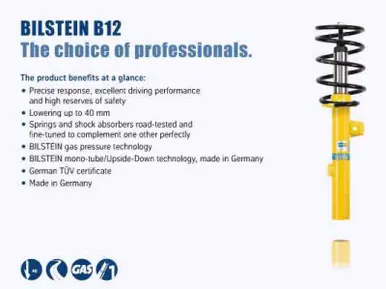 Secure Checkout Bilstein B12 2008 Porsche Cayman S Porsche Design Front and Rear Suspension Kit - 46-190697