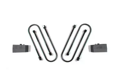 Zone Offroad Ram 3500 Rear 2in Block Kit - 4in U-bolts - ZOND1207 Special Offer