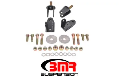 BMR 79-04 Fox Mustang Rear Coilover Conversion Kit w/o Control Arm Bracket - Black Hammertone - CCK009H Mega Sale