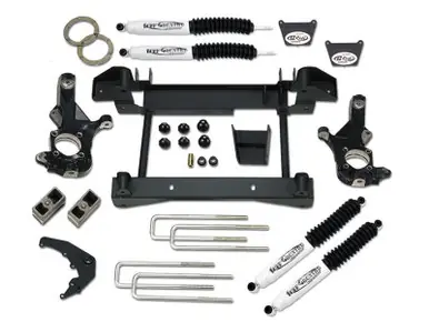 Handmade Tuff Country 01-06 Chevy Silverado 1500HD 4x4 4in Lift Kit (w/One Piece Sub Frame SX8000 Shocks) - 14958KN