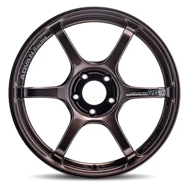 Affordable Advan RG-4 18x7 +41 4-100 Racing Copper Bronze Wheel - YA48E41ACB