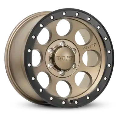 Fast Shipping Mickey Thompson Classic Pro Bronze Wheel - 17X9 8X6.5 BP 5in BS 0 Offset 125.2mm Bore - 274495