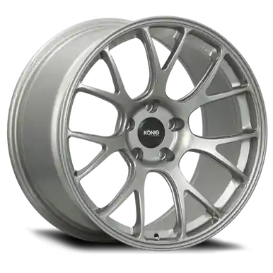 Konig Forged F1M 18X9 5X130 ET46 Ash Silver Knurled Bead - F1M9853046S Professional Grade