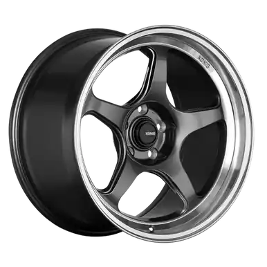 Instant Buy Konig Hyperspec 17x9 4x100 ET45 Anthracite Metallic Wheel w/ Mirror Machined Lip (Knurled Bead) - HP97100456