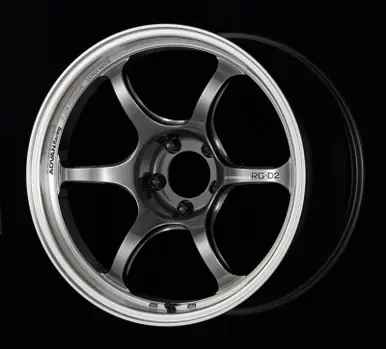 Super Sale Advan RG-D2 15x6 +45 4-100 Machining & Racing Hyper Black Wheel - YAT5C45AHB