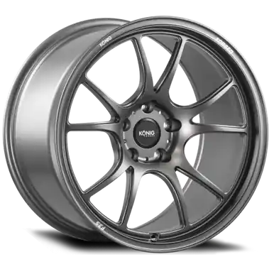 Reduced Price Konig Forged F3S 18X12.5 5X120.65 ET54 Satin Charcoal Knurled Bead - F3S2852054G