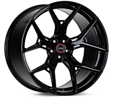 Money Back Guarantee Vossen HF-5 - 20x11 / ET22 / 66.6 / 5X112 / Deep - Gloss Black - Huracan/R8 Fitment Rear - HF5-0M101