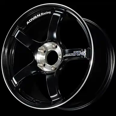 Advan TC-4 SE 18x9.0 / +35 Offset / 5-114.3 / 73mm Bore / Racing Gloss Black & Diamond Cut - YADS8I35EBF Weekend Sale