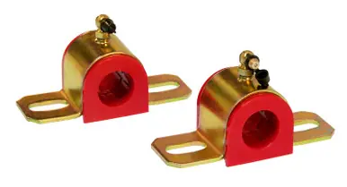 Affordable Prothane Universal 90 Deg Greasable Sway Bar Bushings - 25MM - Type B Bracket - Red - 19-1213
