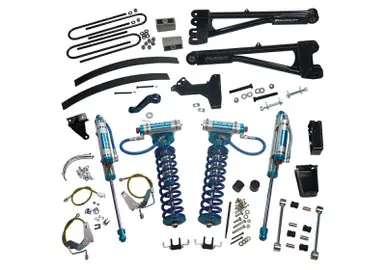Superlift 08-10 Ford F-250/F-350 SD 4WD 6in Lift Kit w/Repl Radius Arms & King Coilovers Rear Shocks - K983KG Price Drop