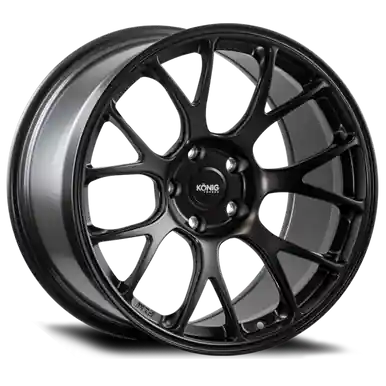 In Demand Konig Forged F1M 18X10.5 5X130 ET44 Satin Black Knurled Bead - F1M0853044B