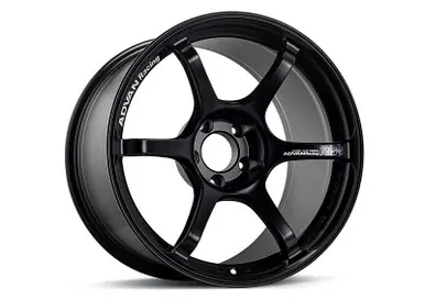 Advan RG-4 18x10.5 +32 5-112 Semi Gloss Black Wheel - YA48L32MSB Affordable