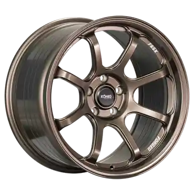 Limited Time Konig Forged F6SX 18x8.5A 5x114.3 ET35 Race Bronze Wheel (Knurled Bead) - F6SX88514358