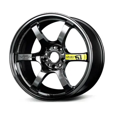 Worldwide Shipping Gram Lights 57DR Limited Edition 18X9.5 +12 5-114.3 Rays Black Metal Coat (RB) - WGIX12ERB