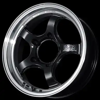 Advan RG-D2 17x9.0 / +35 Offset / 5-114.3 / 73mm Bore / Machining & Black Gunmetallic - YAT7I35EBG Bulk Order
