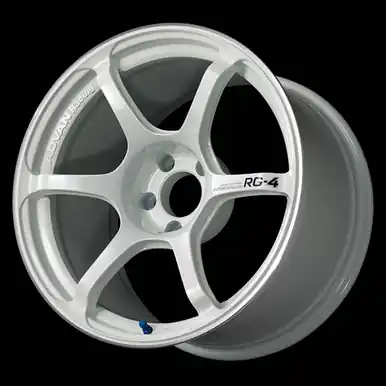 Advan RG-4 17x9.0 / +63 Offset / 5-114.3 / 73mm Bore / Racing White Metallic & Ring - YA47I63EWMR Top Rated