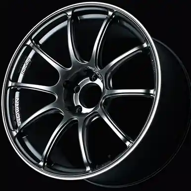 Advan RZII 17x8.5 / +49 Offset / 5-114.3 / 73mm Bore / Racing Hyper Black & Ring - YAZ7H49EHB Bargain