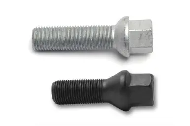 High Quality H&R Wheel Bolts Type 12 X 1.5 Length 43mm Type Tapered Head 17mm - Black - 1254301SW