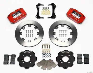 Wilwood Dynapro Radial Front Kit 12.19in Red Mini Cooper - 140-8528-R Modern