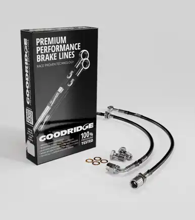 Goodridge 06-15 Honda Civic Stainless Steel Front Brake Lines - 20024F Big Sale