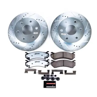 Budget Power Stop 02-06 Cadillac Escalade Front Z36 Truck & Tow Brake Kit - K2009-36