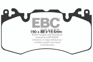 Bargain EBC 13+ Land Rover Range Rover 3.0 Supercharged Extra Duty Front Brake Pads - ED92064