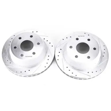 Trusted Brand Power Stop 02-06 Cadillac Escalade Rear Evolution Drilled & Slotted Rotors - Pair - AR8645XPR