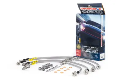 Instant Buy Goodridge 17-18 Honda Civic (Base/LX/EX) SS Brake Lines - 20042