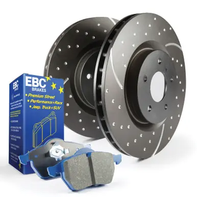 Budget EBC S6 Kits Bluestuff Pads and GD Rotors - S6KF1071