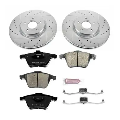Premium Power Stop 06-13 Volvo C70 Front Z23 Evolution Sport Brake Kit - K5430